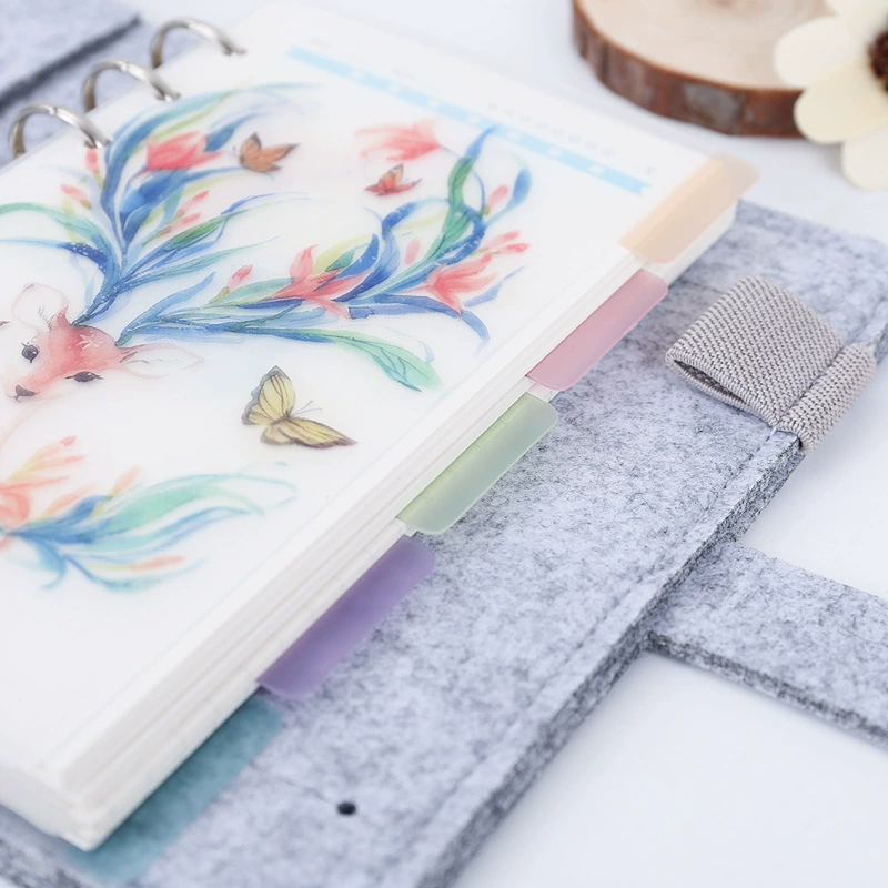 A6A5 -style sika deer partition page live page Lu Yin deer pp color index split page live page handbook 5