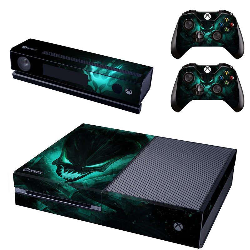 Xbox una película inconsútil Pegatinas personalizadas en stock piel pegatina estera