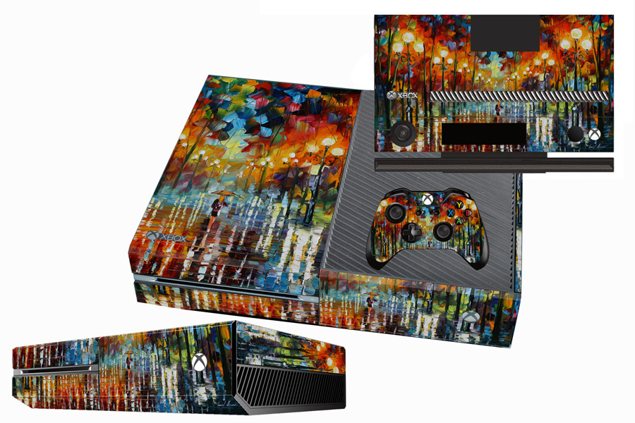 Xbox una película inconsútil Pegatinas personalizadas en stock piel pegatina estera