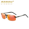 Aolong Aoron's new polarized sunglasses, colorful sunglasses, toad mirror aluminum magnesium glasses riding mirror A3043