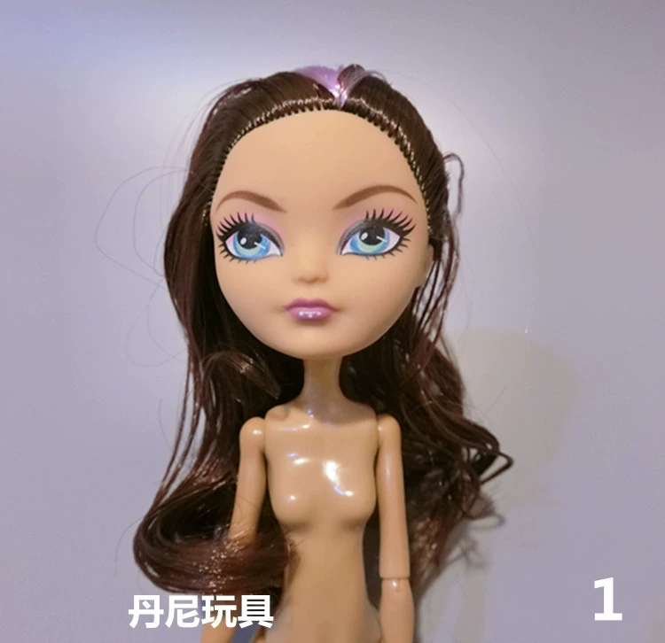 Monster High doll head, multi‑style replacement, approx. 5 cm, assorted hair/face paint