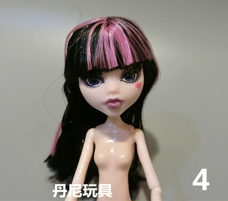 Monster High doll head, multi‑style replacement, approx. 5 cm, assorted hair/face paint