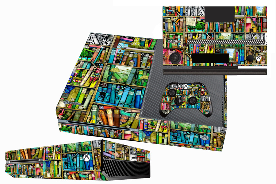 Xbox una película inconsútil Pegatinas personalizadas en stock piel pegatina estera