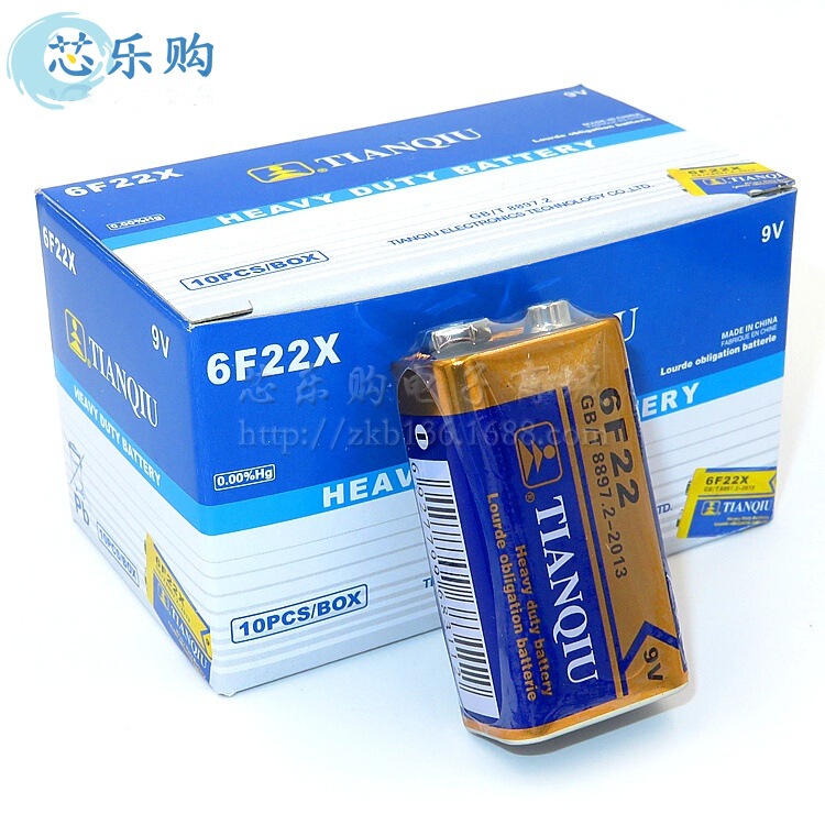 6F22 9V Battery 6F22X Zinc-Manganese Battery Carbon Lithium Battery Multimeter Square Battery Mercury-Free 6F22 9V Battery 6F22X Zinc-Manganese Battery Carbon Lithium Battery Multimeter Square Battery Mercury-Free