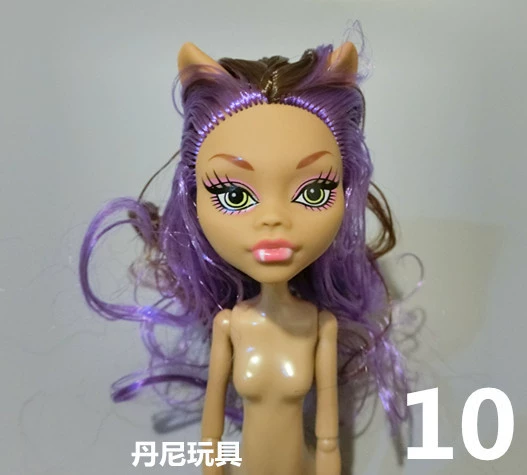 Monster High doll head, multi‑style replacement, approx. 5 cm, assorted hair/face paint