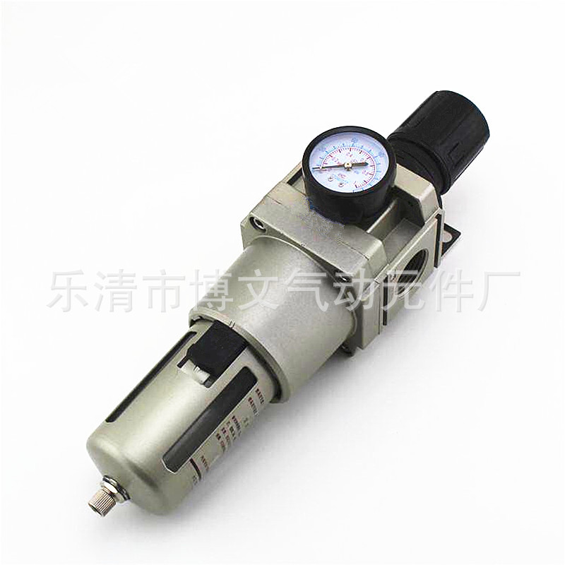 调压过滤器AW5000-10 气源处理调压阀 气水分离 1寸螺纹DN25