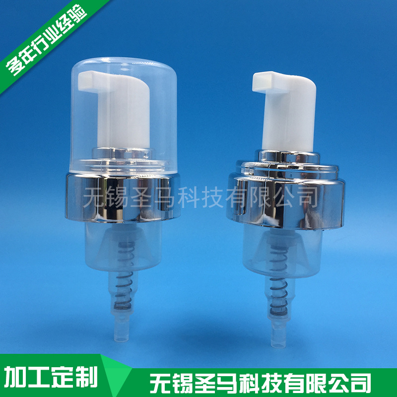 厂家直销40mmPP泡沫泵头化妆品瓶乳液泵泵头