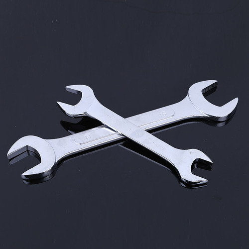 wholesale manual open wrench hardware tools double-headed two-in-one wrench fixed wrench mirror fixed wrench