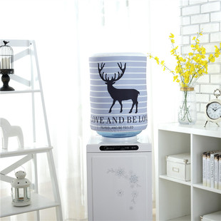 Korean version of small fresh elastic drinking water machine bucket cover drinking water cover fabric lace dust cover cross-border a generation of hair