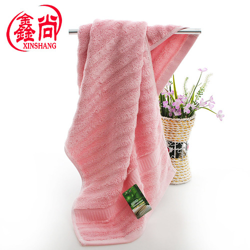 Gaoyang towel manufacturer wholesale bamboo fiber bath towel soft absorbent baby bath towel wavy wool gift bath towel