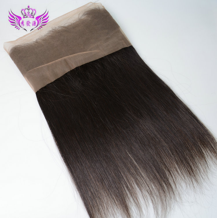 360 front closure upside down front hair block wholesale straight wig lace accessories 22.5*4*2