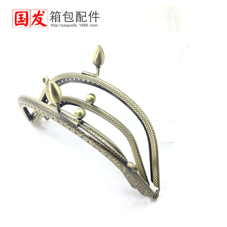 No hay stock en stock, necesita hacer: 14cm arco de chile cabeza madre oro bisagra madre doble oro boca