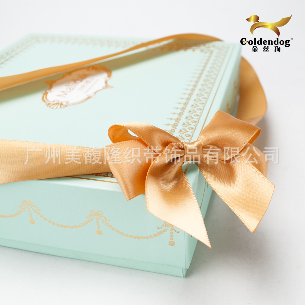 缎带包装蝴蝶结 甜品包装礼盒蝴蝶结 缎带包装蝴蝶结