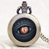 Retro bronze medium pocket watch power game (dragon eye) DIY independent patch pocket pocket watch foreign trade hot sale