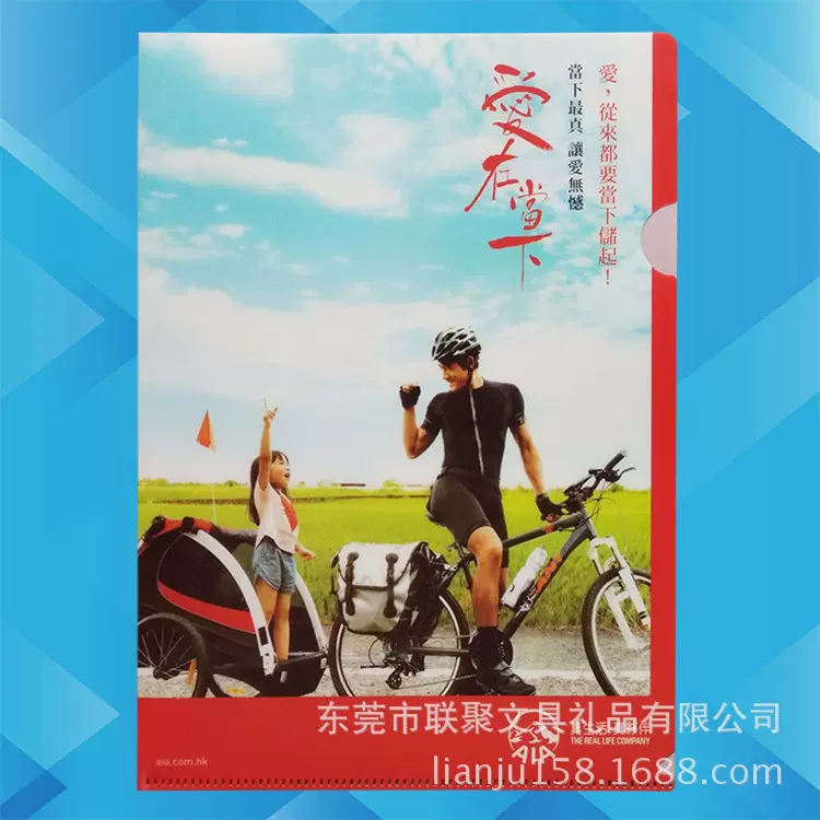 E310L型文件夹插页文件套双页保护套夹彩色印刷文件套可以制