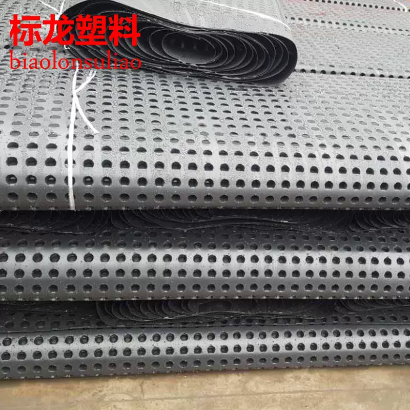 厂家直销 绿色环保卷材2.5cm排水板 顶板绿化排水板 新型环保材料