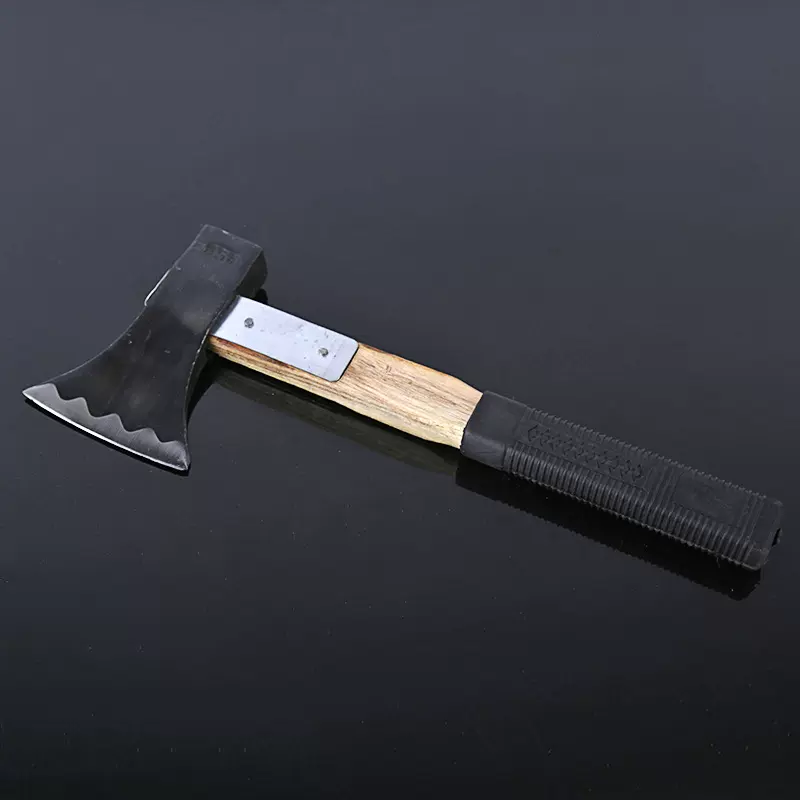 加固砍柴斧子家用消防木柄斧头防滑锋利劈柴斧木工户外野营园林斧