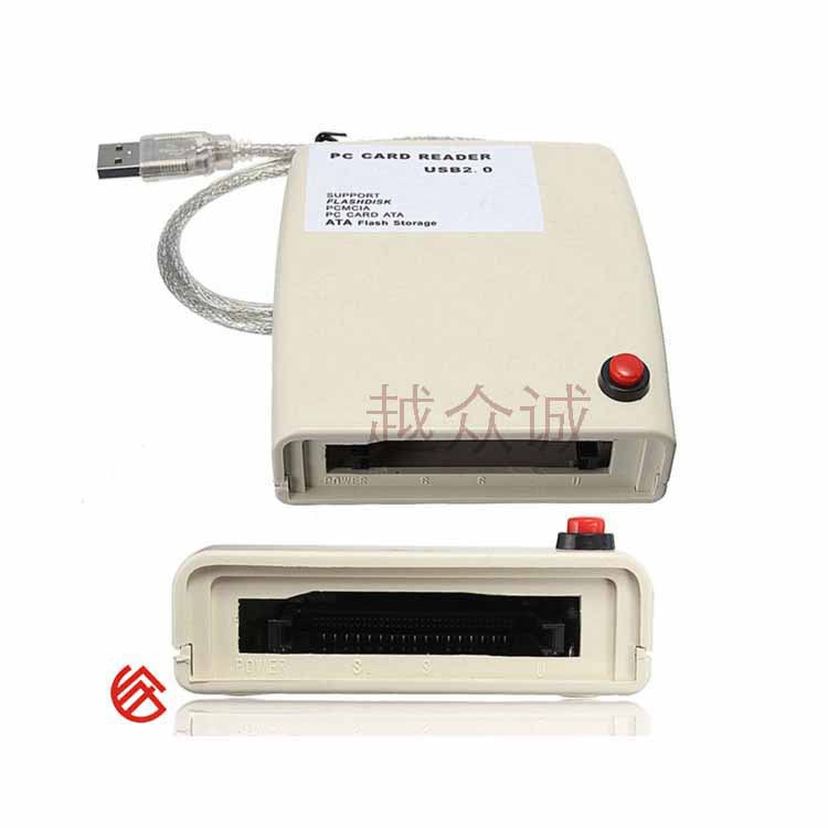 El lector de tarjetas de Yue Zhongcheng USB2.0 PCMCIA leyó la tarjeta del disco de destello de la tarjeta 68