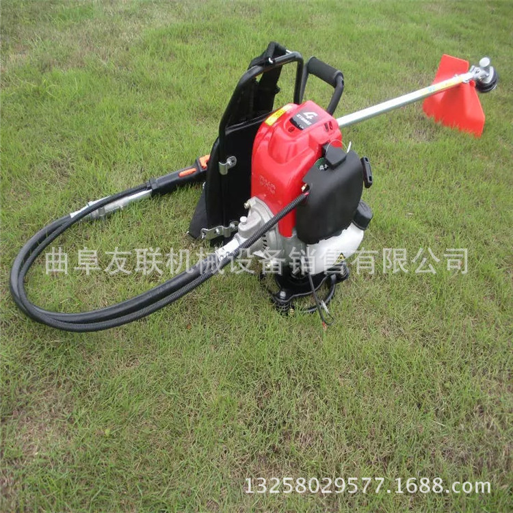 草坪修剪机 第二代背负式锄草微耕一体机 内燃式剪草松土机