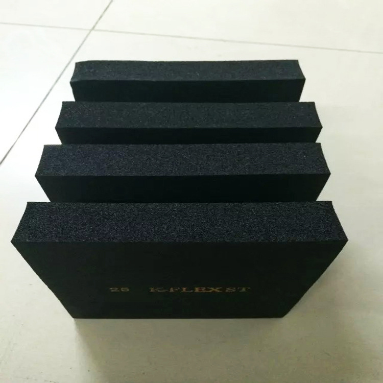 凯门富乐斯橡塑板50mm 防火零级橡塑保温板 工程管道保温隔热橡塑