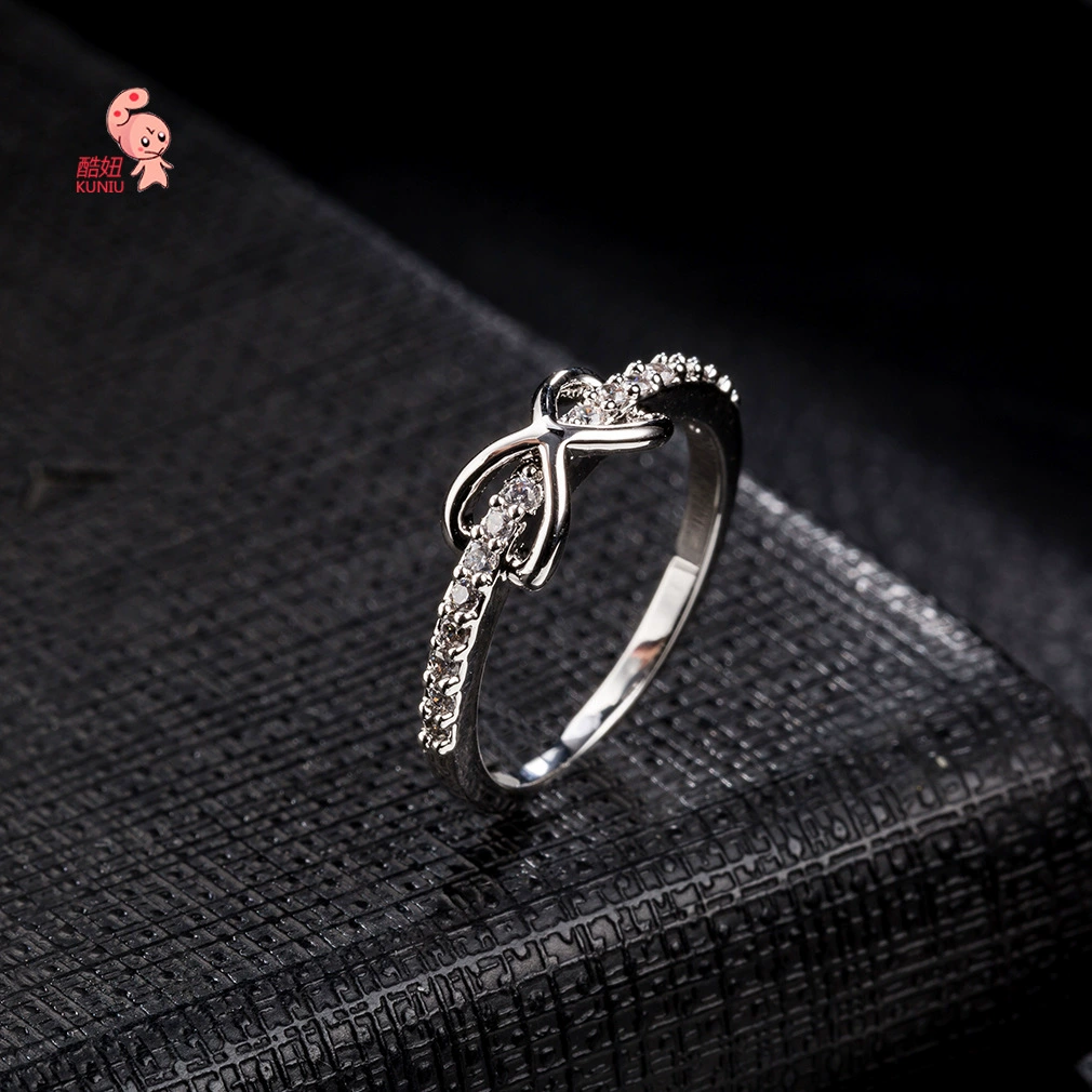 Кольцо с каменным сердцеом с цирконами, корейский стиль, Aliexpress