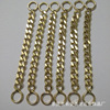 Copper accessory, golden chain, factory direct supply, wholesale