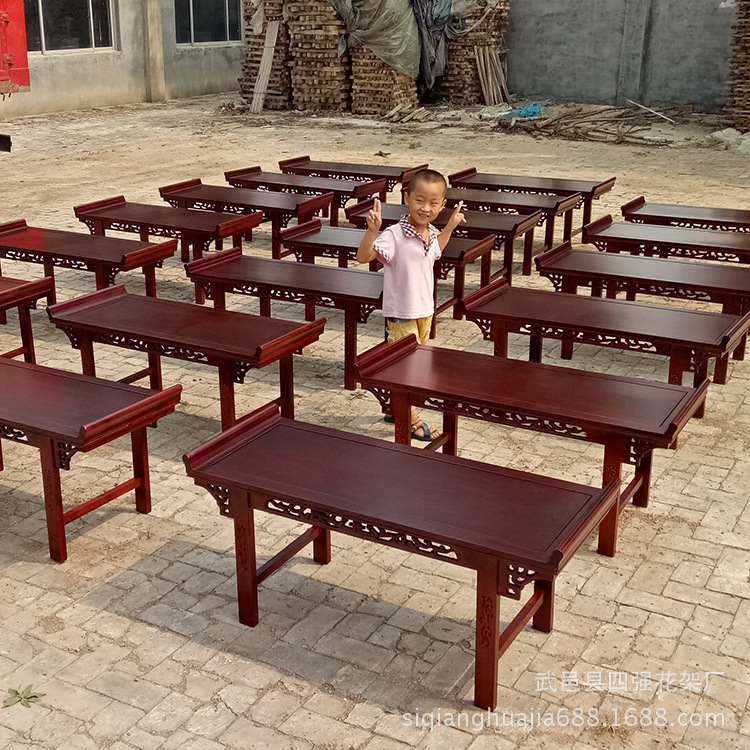 Desk Chinese Studies Computer Desk Calligraphy Training Primary School Student Desk Antique Private Classroom Solid Wood Table Desks and Chairs Desk Chinese Studies Computer Desk Calligraphy Training Primary School Student Desk Antique Private Classroom Solid Wood Table Desks and Chairs