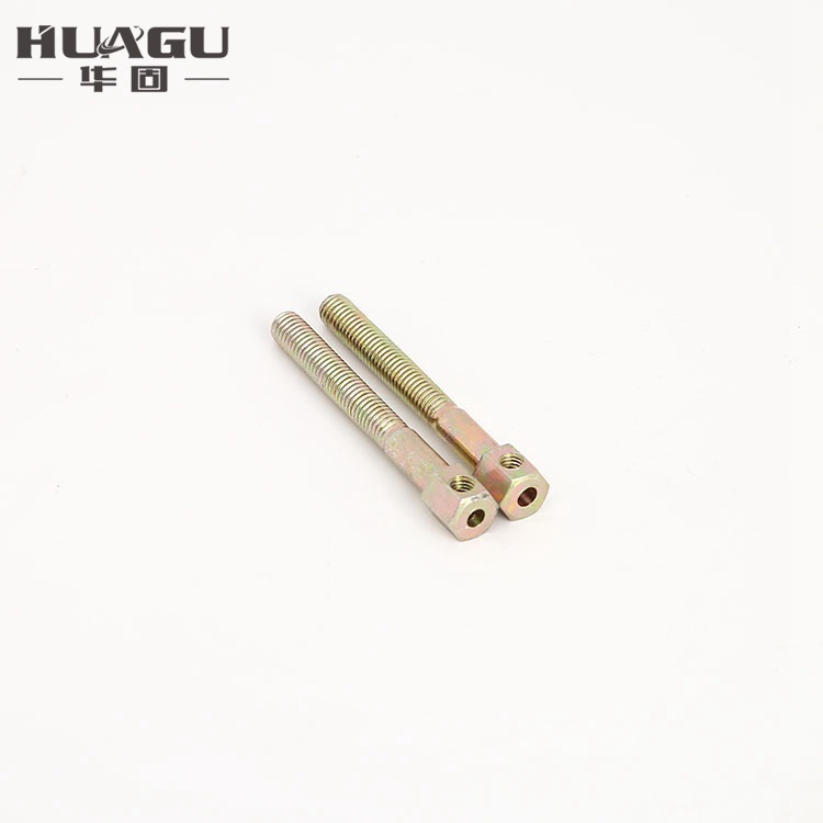 厂家长期加工各种非标不锈钢螺丝加工高品质大孔加长螺栓