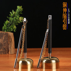 Yuantong Buddhist Crafts and Supplies, Buddhist Hall Ritual Utensils, Home Buddhist Services, Extendable Hand Bell, Small Ritual Utensils, Hand Bell Decorative Item 