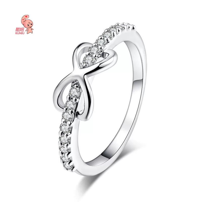 Кольцо с каменным сердцеом с цирконами, корейский стиль, Aliexpress