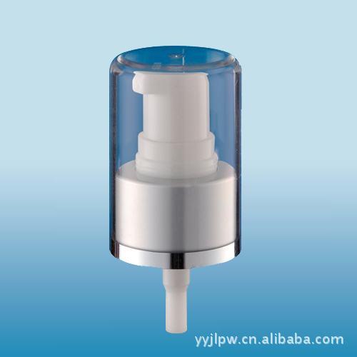 源头工厂24牙按压式透明盖全罩真空瓶 pp化妆品分装小样乳液泵头