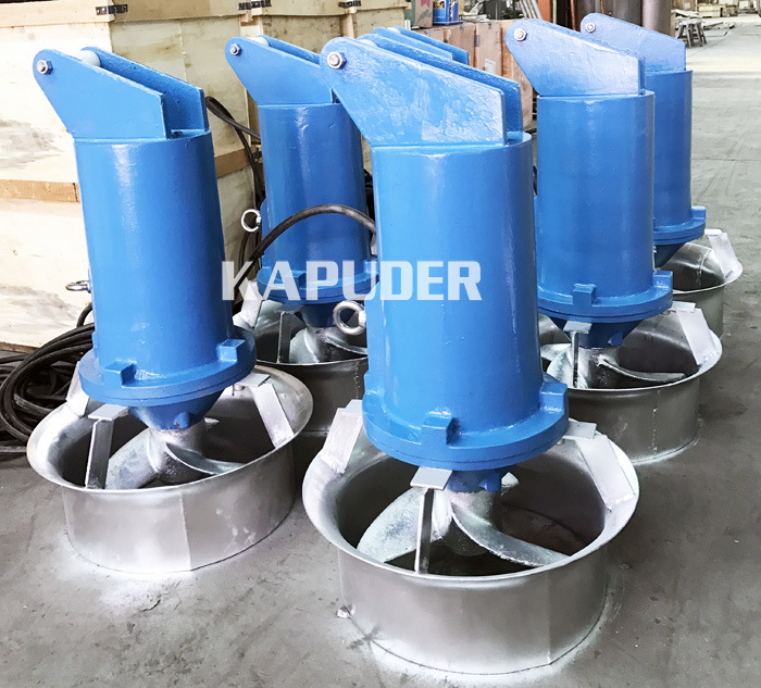 铸铁QJB潜水搅拌机试转视频  0.85KW 南京凯普德