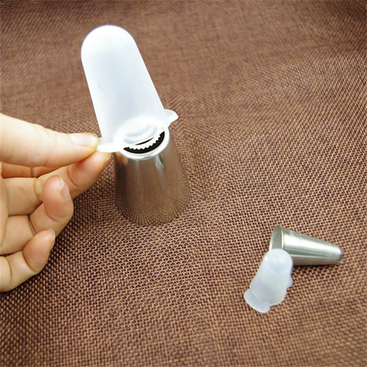 面大师 Decorative mouth Silicone protective hat decorative mouth cover large, medium and small set baking