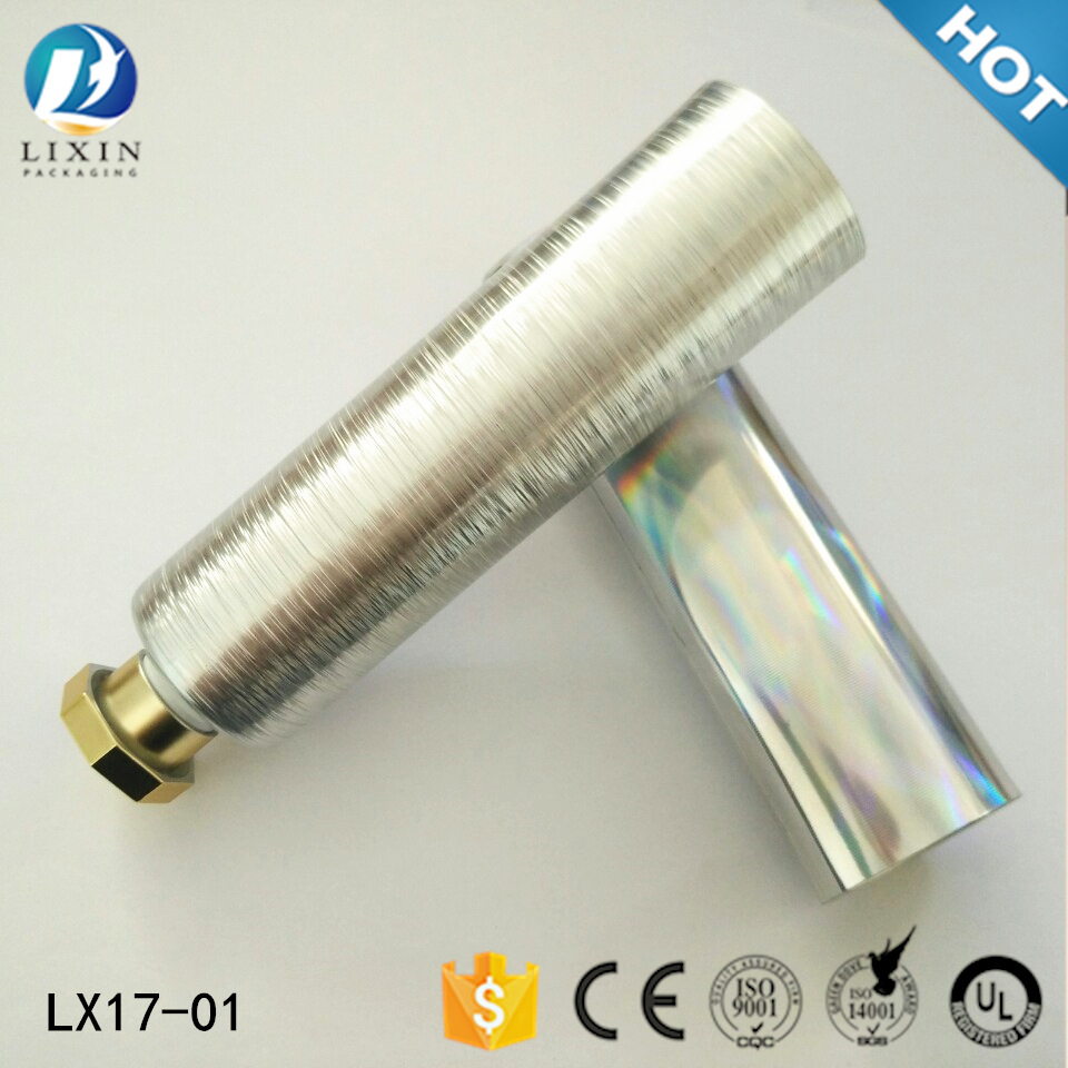 拉丝镭射幻彩效果化妆品包材BB霜按摩乳铝塑复合PE软管尺寸