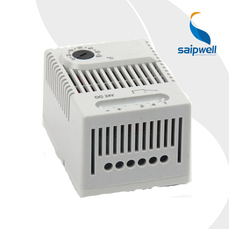 斯普威尔ET011导轨式温控器 24V直流温控开关 升温控制器