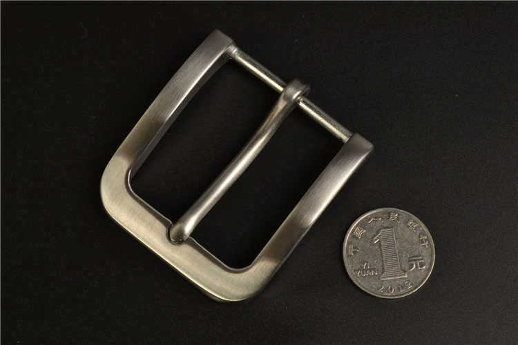 Stainless Steel Belt Buckle, Cowhide Compatible, Brushed or Mirror Finish, 35–40 mm