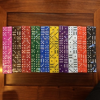 19 Acrylic dice Rejection child Dice 19MM Fast Practice dice