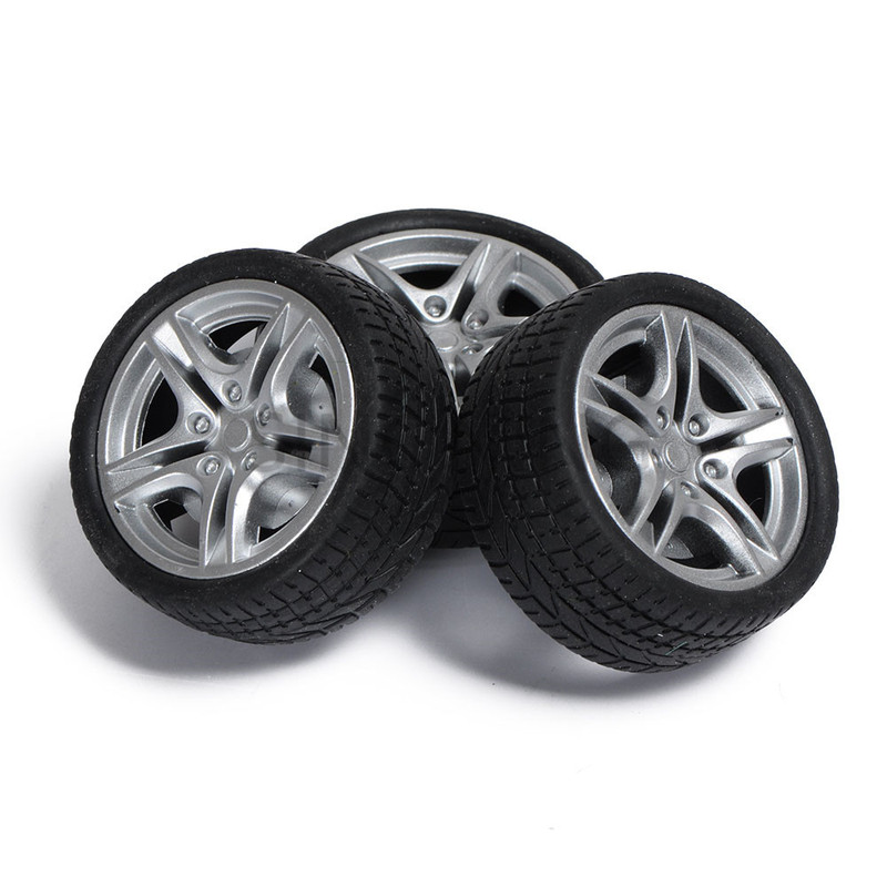 48mm simulation wheel 1:10 tire wheel hub rubber wheel wheel toy model accessories