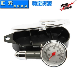 Stable in stock car metal tire pressure gauge boxed high precision tire pressure gauge car tire pressure gauge