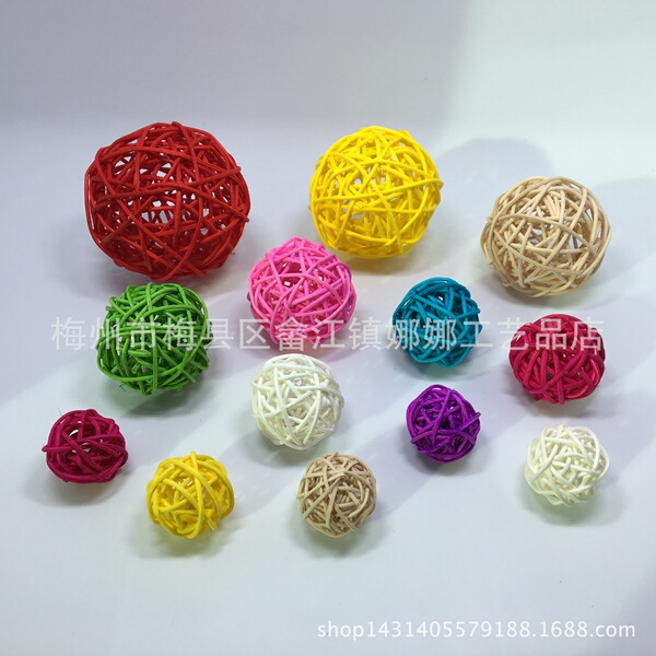 3cm/cm of rattan ball aromatherapy with rattan ball color vine ball…