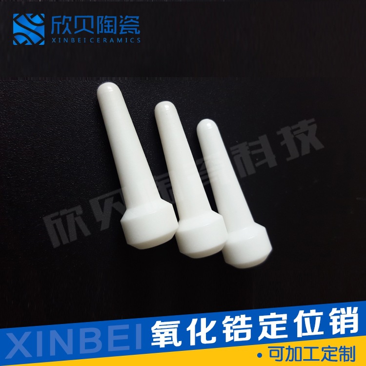 批发耐高温腐蚀氧化锆陶瓷配件耐磨绝缘陶瓷定位销陶瓷固定销