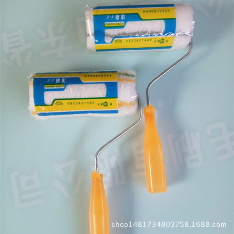 厂家直销 滚筒刷 涂料乳胶漆墙角刷胶粉子优质布料棉线材质