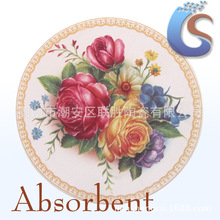 可定制海星形状五角星陶瓷杯餐盘垫素胚贴软木可印刷吸水厂家批发