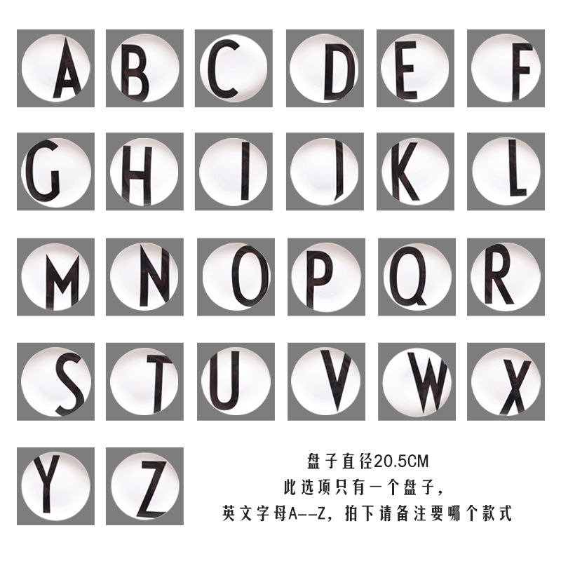 Letra A-Letra de nota Z (incluida)