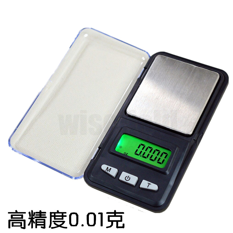 外贸批发迷你便携珠宝秤0.01g精准电子口袋手掌称家用厨房电子秤