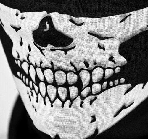 Seamless multi-functional magic headscarf, cycling mask to keep warm, Halloween props, ever-changing skull headscarf
