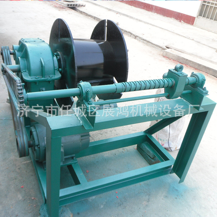 展鸿厂家直销钢筋收线机 简易拉丝螺纹小型收线机 工字轮收线机械
