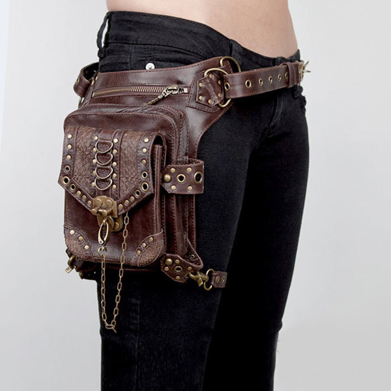 Bolso Steampunk para mujer, nuevo bolso gótico unisex tipo bandolera, mini bolso de mano, bolso de viaje, dropshipping