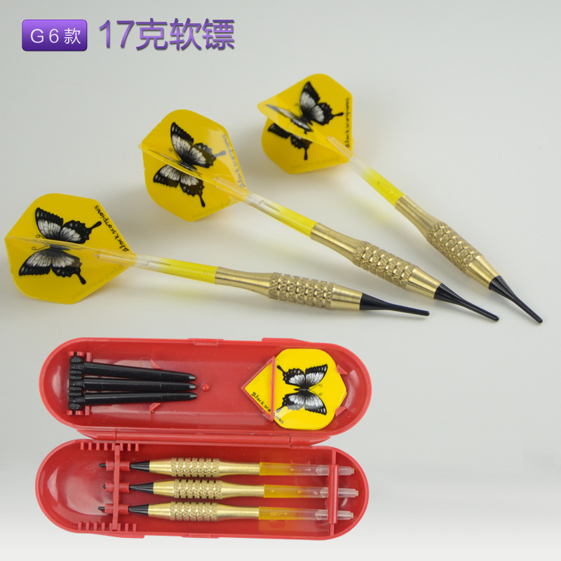 스프레이 PENPEN 전문 17g 다트 부드러운 다트 바늘 순수 구리 나일론 막대 다트 3 팩