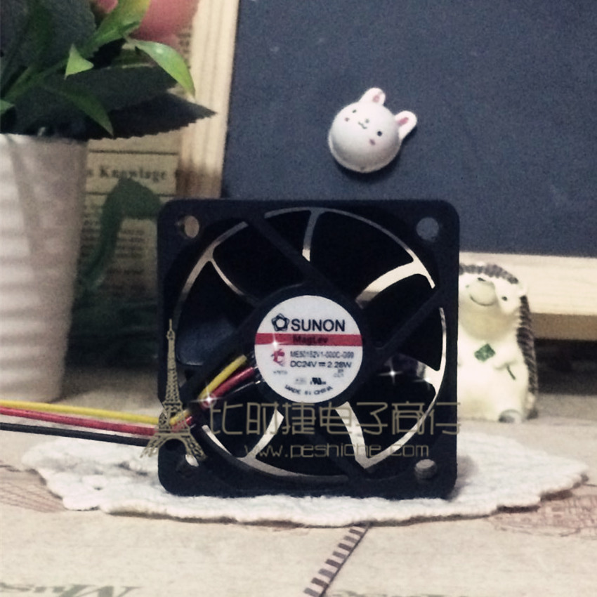 原装SUNON建准ME50152V1-000C-G99 5015 24V 2.28W超安静散热风扇